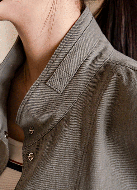 벤 Washing 카치온 Highneck Jacket Korea