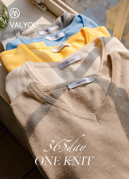 [valyou] 365 올데이 v Knitwear Korea