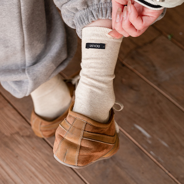 [USYOU] Labels 패치 양말