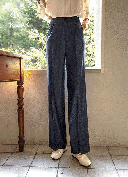 Perfect Pants 80ver (Pintuck denim slacks) Korea