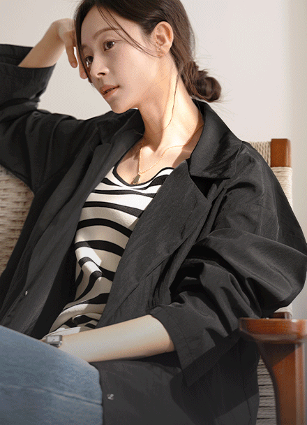 Slog Back Slit Cool Jacket Korea