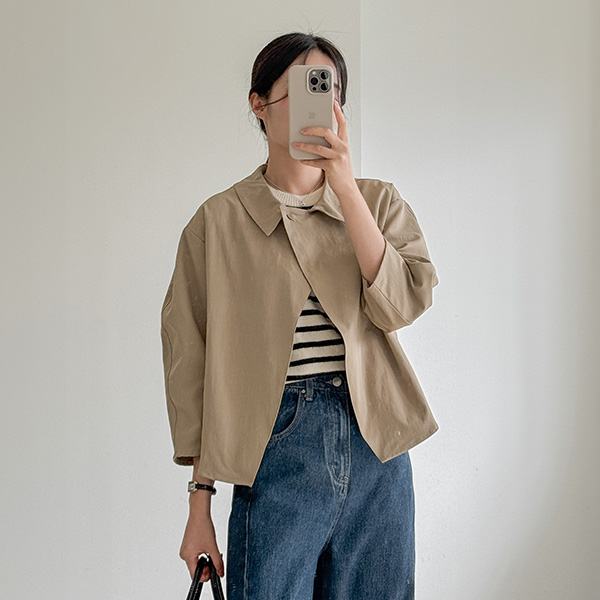 MOMO Round Collar Jacket