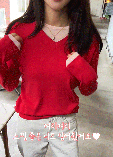 [Special Sale] Soft v Color Knitwear Korea