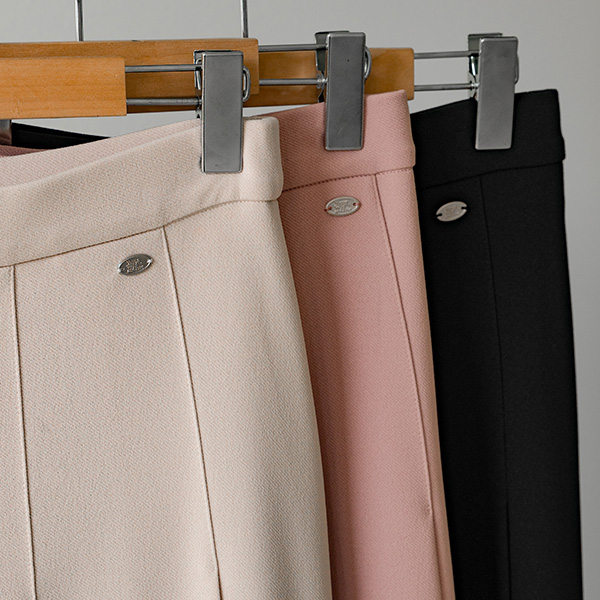 키작아도 Span Skirt (펜던트밴딩플리츠)