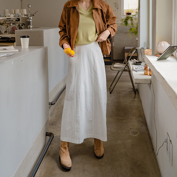 Cover Aline 뒷밴딩 Skirt