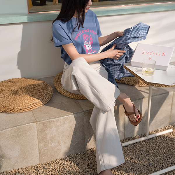 펭귄 그래픽 Short-sleeve T-shirt