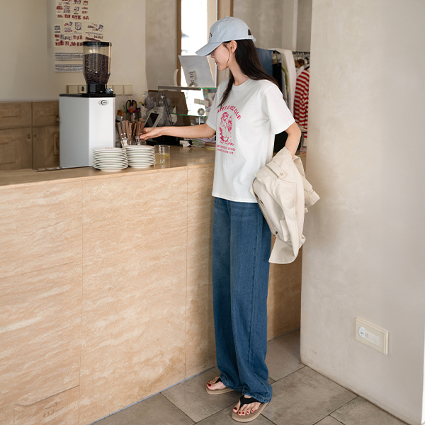 펭귄 그래픽 Short-sleeve T-shirt