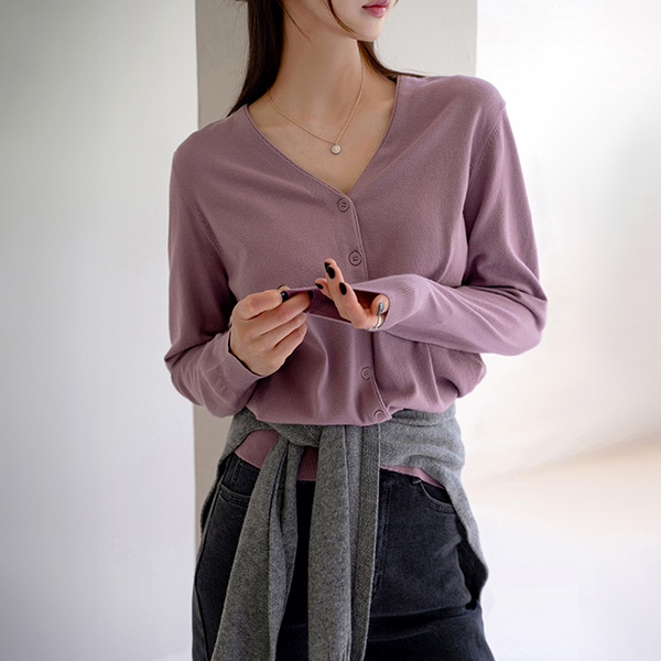 [valyou] Soft Touch V Cardigan