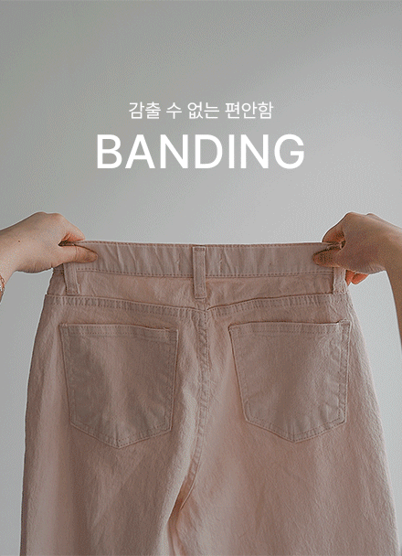 Inbanded Spandex Semi Bootcut Pants Korea