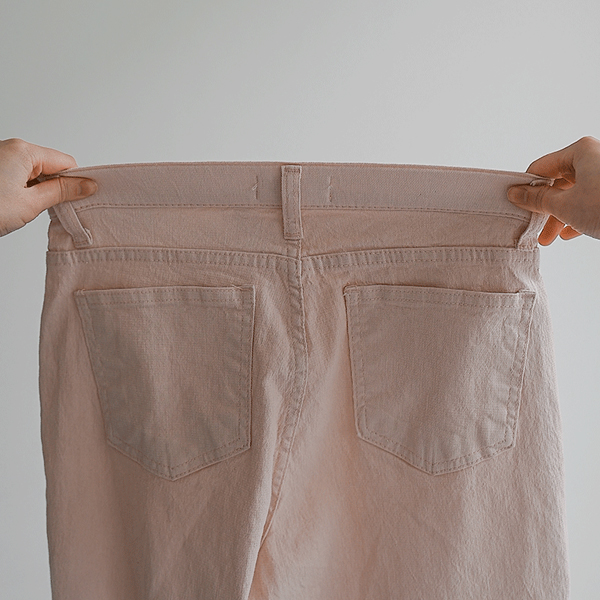 Inbanded Spandex Semi Bootcut Pants