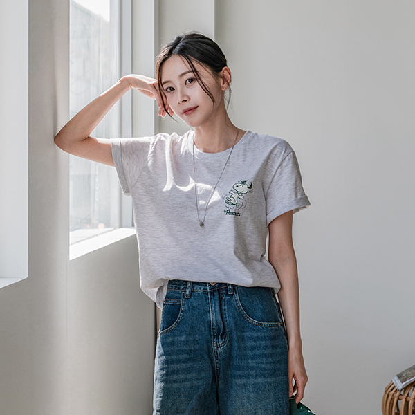 Peanut Snoopy Painting T-shirt