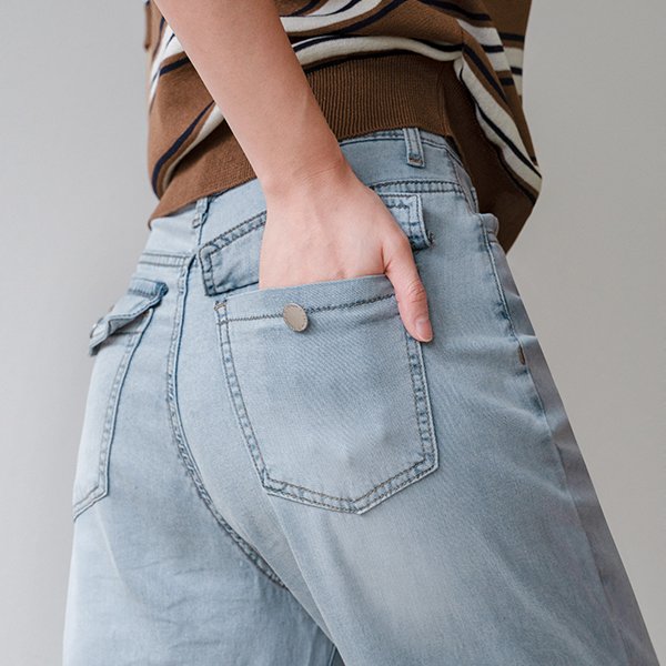 에어 후들 Straight 와이드 Pants