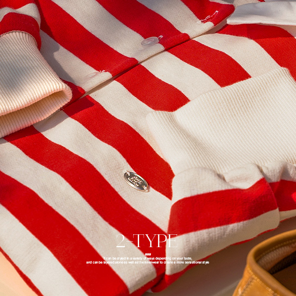 펜던트 투타입 Collar sweatshirt