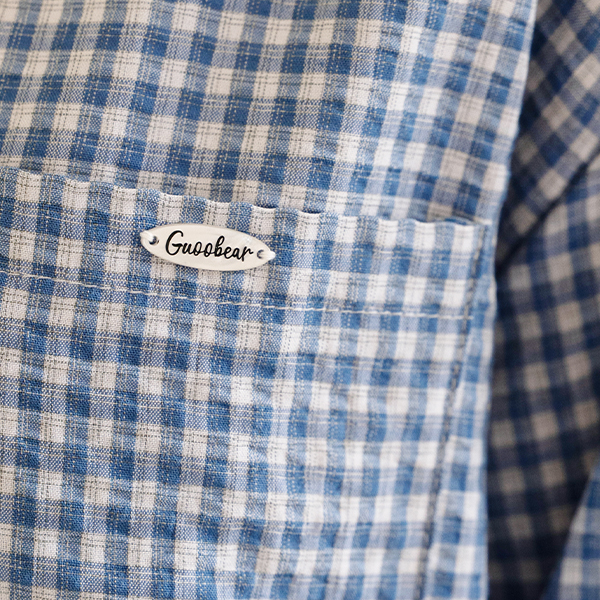 오브 코튼 pendant Check Shirt