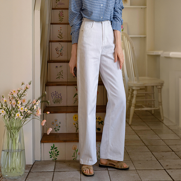 [Special Sale] Soft Color 코튼 와이드 Pants