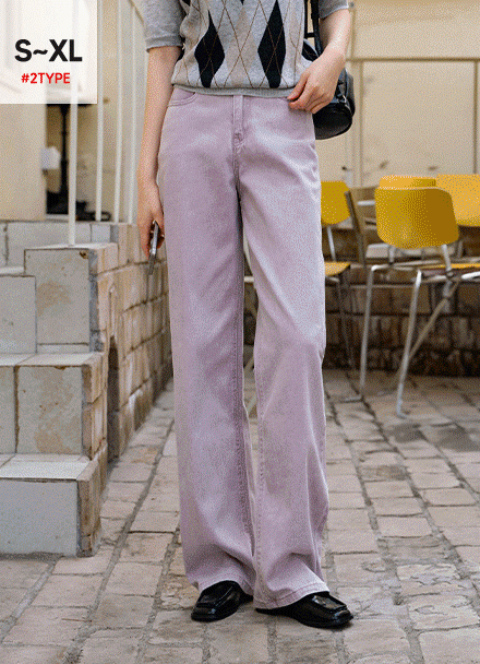 [Special Sale] Soft Color 코튼 와이드 Pants Korea