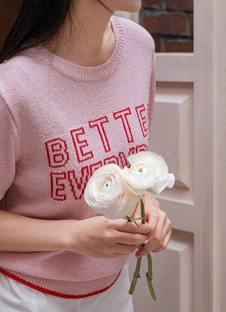 에브리데이 베러 Short-sleeve Knitwear Korea