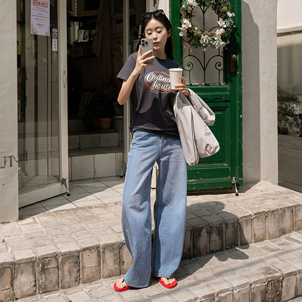 [Special Sale] 오디너리 크랙 나염 T-shirt