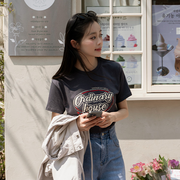 [Special Sale] 오디너리 크랙 나염 T-shirt