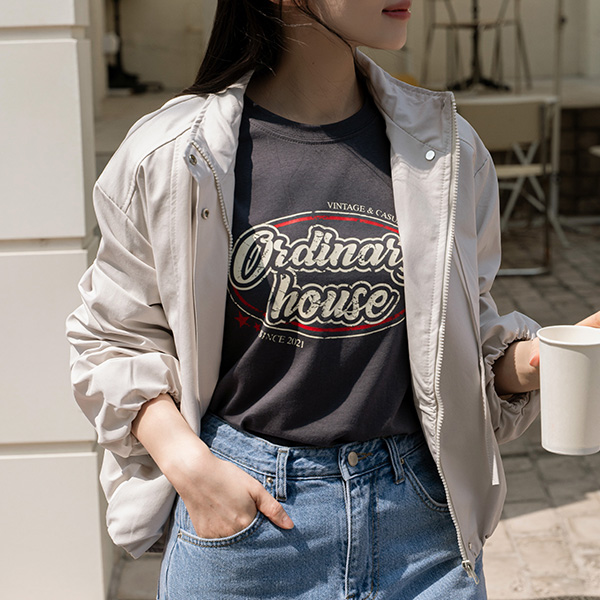 [Special Sale] 오디너리 크랙 나염 T-shirt