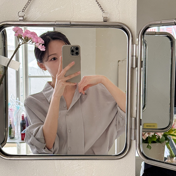 하이디 밑단 string 핀턱 Shirt