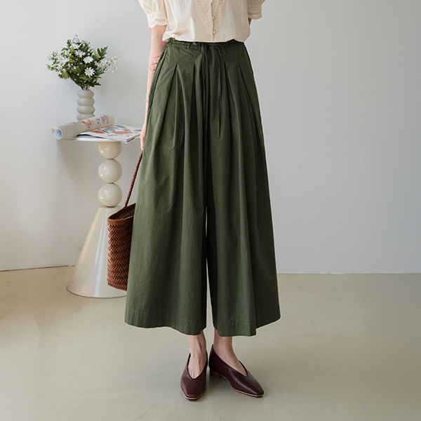 Course Pintuck Banding Pantskirt