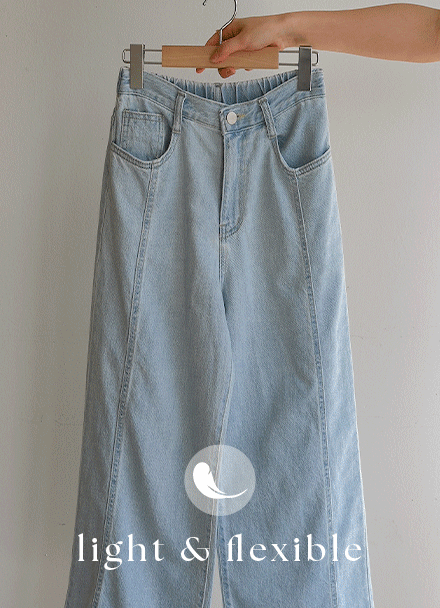 Summer Line Eight-quarter length Banding Pants Korea