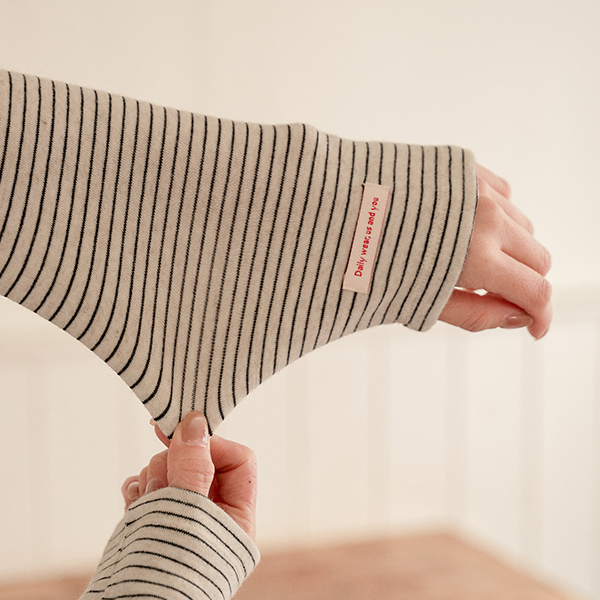 [USYOU] Red Label Stripe T-shirt