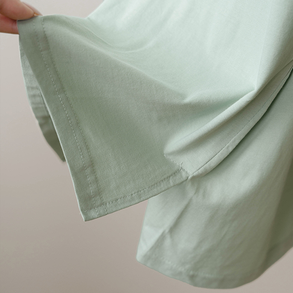 Diamond Patch Slits Short-sleeve T-shirt