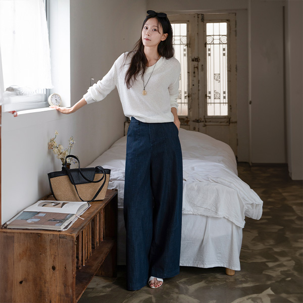 Day Wide Banding pants