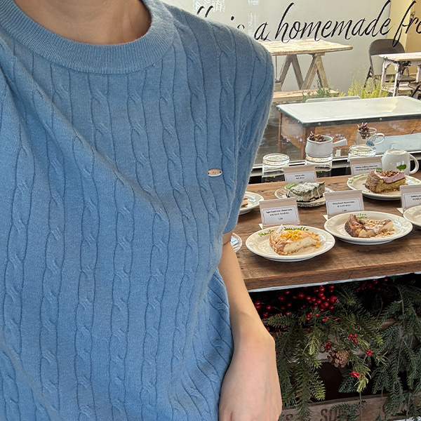 Pendant Twiddle Short-sleeve Knitwear