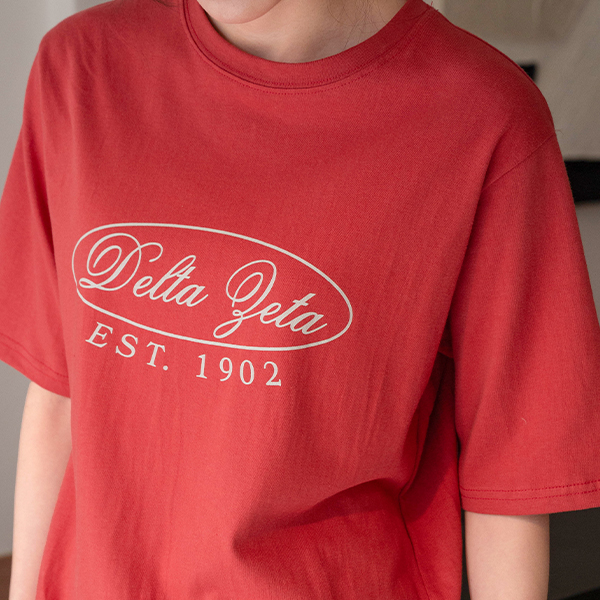 델타 loose fit Short-sleeve T-shirt