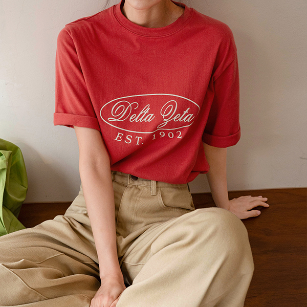 델타 loose fit Short-sleeve T-shirt