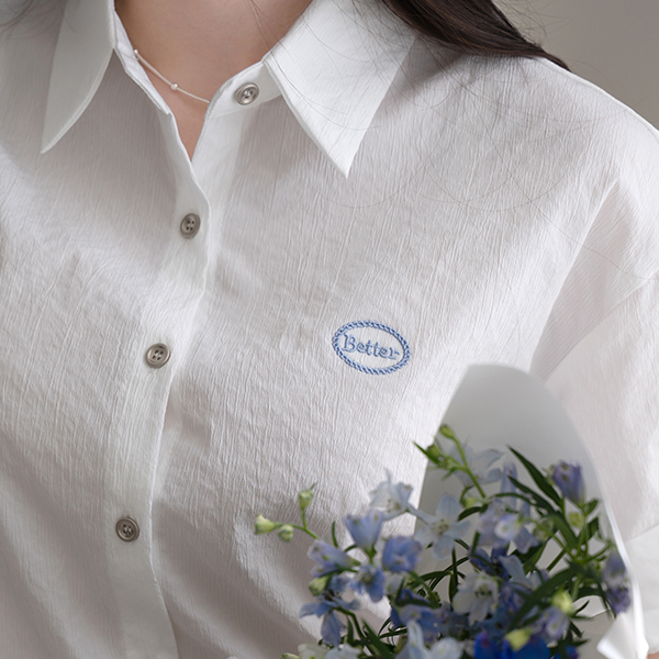 Benny Rustling Silver Button Short-sleeve Shirt