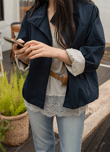 Ellie Button CasualJumper Korea