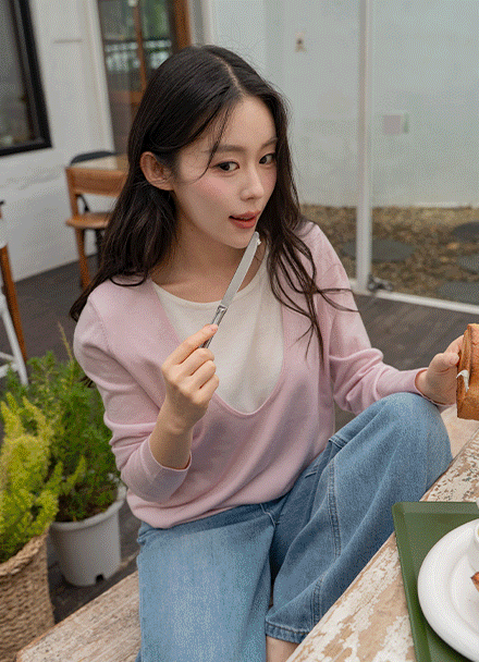 Holly Layered Knitwear Korea