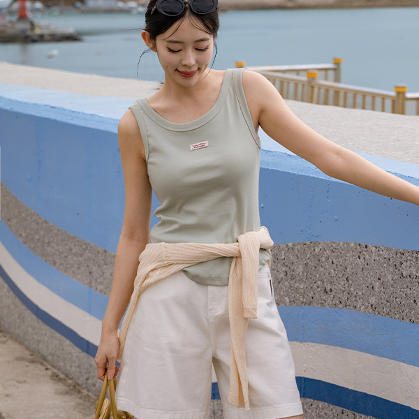 위드 유넥 Labels Sleeveless shirts T-shirt