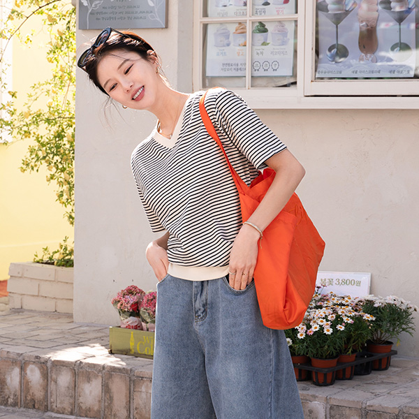 Half-time short-sleeved sweatshirt