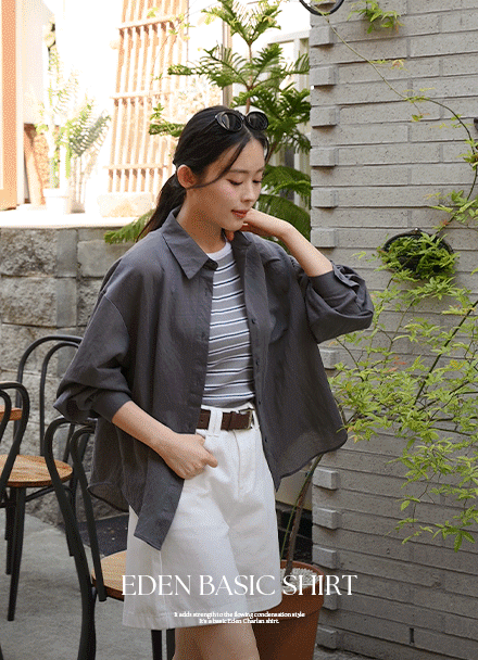 Eden Slosh Basic Shirt Korea