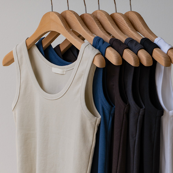 Niko Round Span Sleeveless Shirts