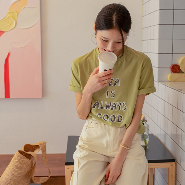 [Special Sale] 이즈굿 Short-sleeve T-shirt
