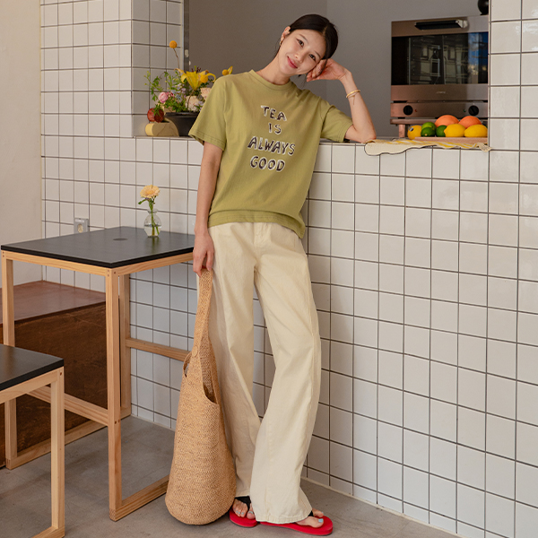 [Special Sale] 이즈굿 Short-sleeve T-shirt