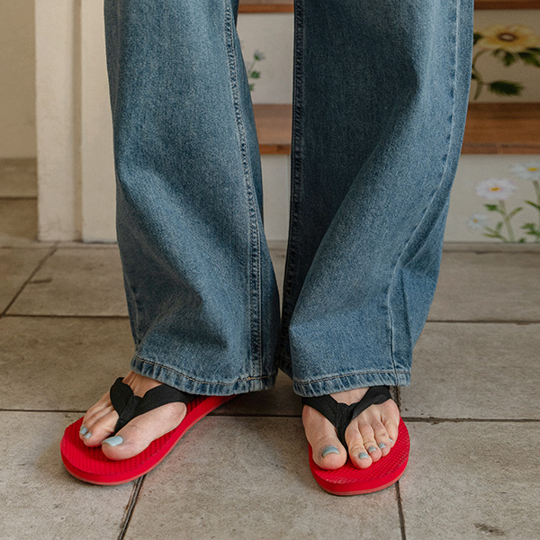 편안한 와이드 Baggy Denim Pants