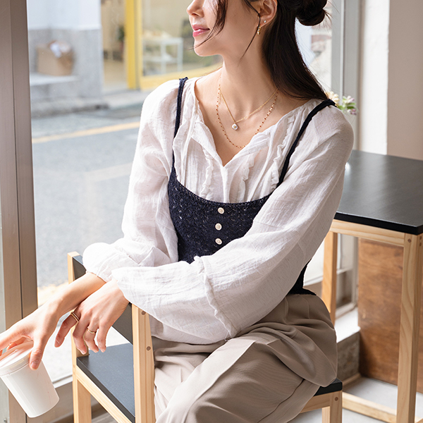 머스트 뷔스티에 String Sleeveless shirts