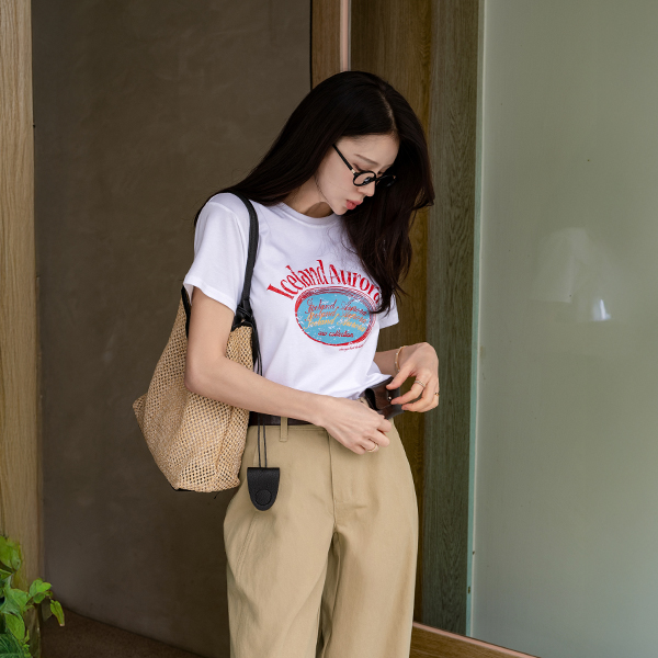 Aurora Printing Short-sleeve T-shirt