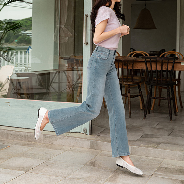 [Special Sale] Chewy Span Straight Denim Pants