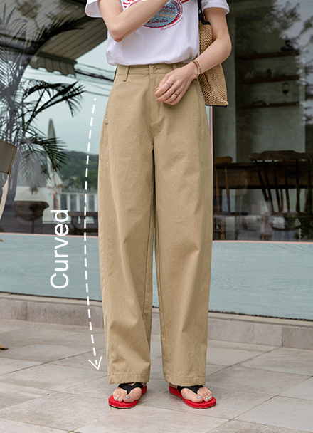 Bio Stitch Curved Pants Korea