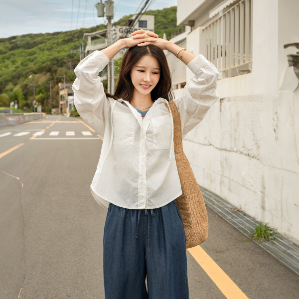 데일리 포켓 Hood Shirt