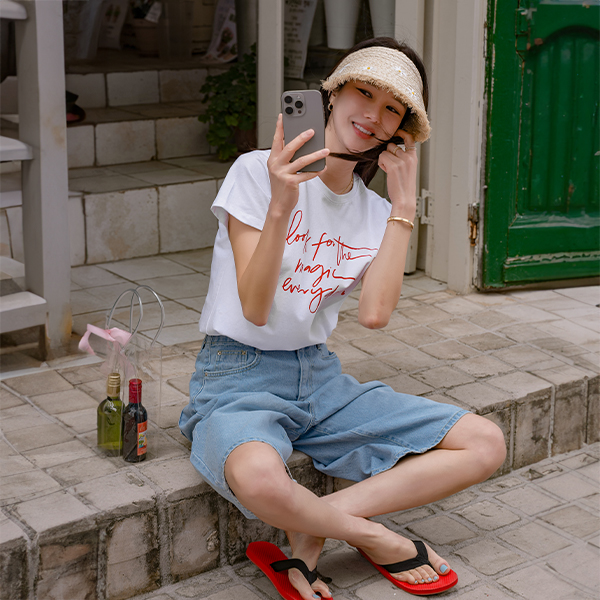 차르르 매직 Span Short-sleeve T-shirt