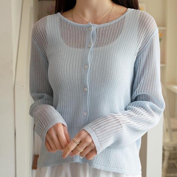 비비안 스카시 Linen Cardigan